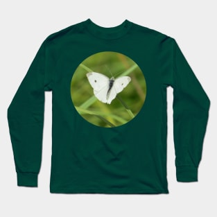 Cabbage White Butterfly-1 Rd Long Sleeve T-Shirt